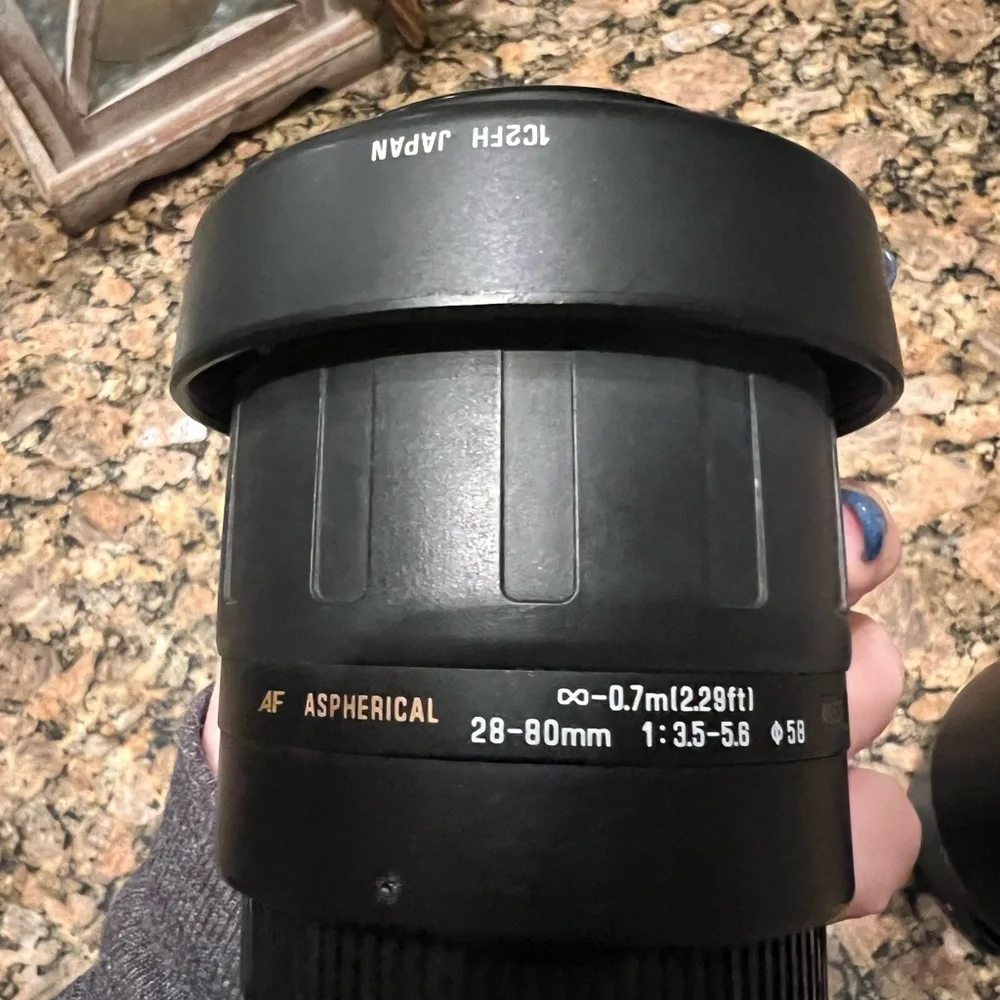 Canon EOS Rebel GII Camera - Black and Silver